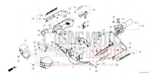 COUVERCLE DE MOTEUR GL1800BDP de 2023